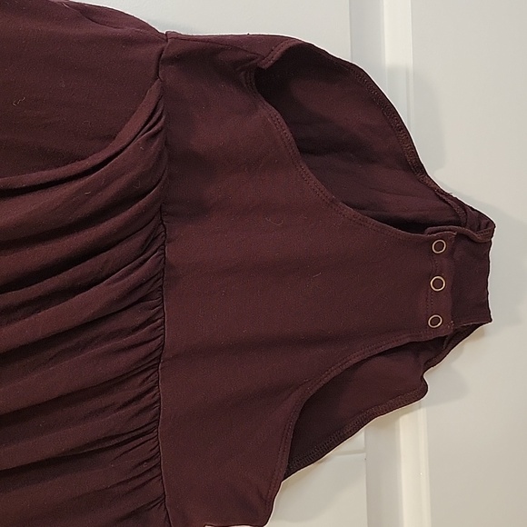 American Eagle Outfitters Rich Plum Essentials Bodysuit Size XS NWT - Picture 5 of 6